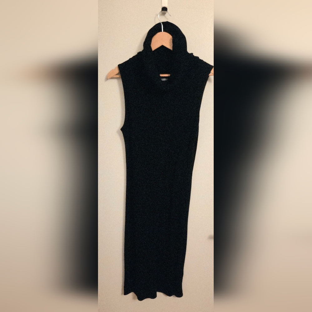 Blush Black Midi Dress